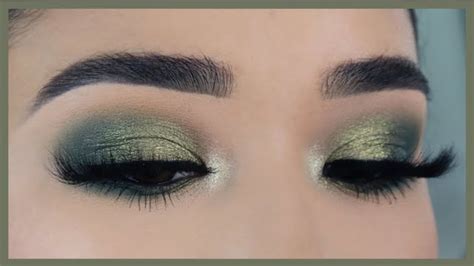 maquillaje de noche para vestido verde|Maquillaje para vestido verde .